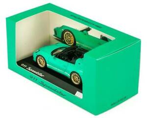 【送料無料】ホビー ・模型車・バイク レーシングカー ポルシェリプシアスピードスターヴェルデジャダヴェルデキアロヴェルデporsche lipsia 911 991 speedster verde giada verde chiaro verde 143