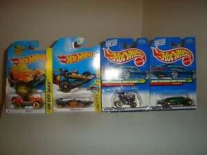 【送料無料】ホビー ・模型車・バイク レーシングカー ホットホイールトレジャーハントロットhot wheels treasure hunts 1999 12 2000 5 2014 101 2016 9 lot of 4 lqqk