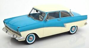 【送料無料】ホビー ・模型車・バイク レーシングカー フォードターコイズホワイトモデルスケールford taunus 17m p2 1957 turquoise amp; white 118 model kk scale｜hokushin