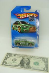 【送料無料】ホビー ・模型車・バイク レーシングカー ホットホイールメインラインナイトバーナーズメタリックグリーンランサーエボリューションhot wheels mainline 2010 nightburnerz metallic green 2008 lancer evolution r7516