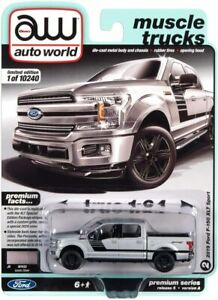 【送料無料】ホビー ・模型車・バイク レーシングカー オートワールドフォードスポーツアイコニックシルバーauto world 164 2019 ford f150 xlt sport iconic silver bbaw64282a2