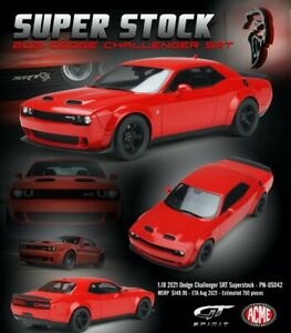【送料無料】ホビー ・模型車・バイク レーシングカー ダッジレッドpre order gt spirit 118 2021 dodge challenger srt red available september 2021