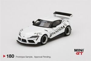 【送料無料】ホビー ・模型車・バイク レーシングカー ミニトヨタスプラパンデムホワイトモデルカーmini gt 164 toyota gr supra pandem v10 lhdrhd white model car
