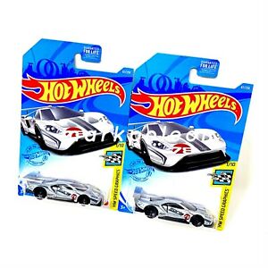 【送料無料】ホビー ・模型車・バイク レーシングカー ホットホイールフォードレースセットシルバースピードグラフィックスボラhot wheels 2016 ford gt race set of 2 silver hw speed graphics borla