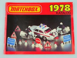 【送料無料】ホビー ・模型車・バイク レーシングカー マッチカタログドイツマッチボックスカタログmatchbox catalogue 1978 german edition 20699 matchbox catalog booklet