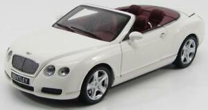 【送料無料】ホビー ・模型車・バイク レーシングカー スケールモデルベントレーコンチネンタルホワイトscale model 118 bentley continental gtc 2006 white