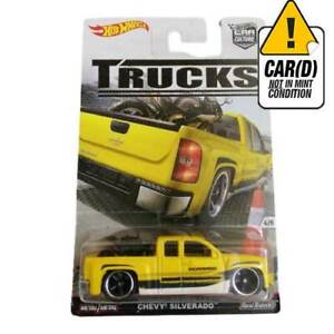 【送料無料】ホビー ・模型車・バイク レーシングカー ホットホイールシェビーシルバラードカーカルチャーリアルライダーズトラックロングカード