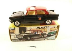 【送料無料】ホビー ・模型車・バイク レーシングカー ディンキートイズプジョータクシーラジオボックスdinky toys f nr 1400 peugeot 404 taxi radio g7 143 boxed