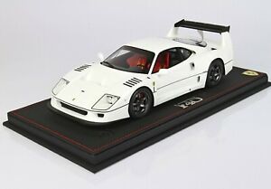 【送料無料】ホビー ・模型車・バイク レーシングカー フェラーリミシェルオットーホワイトショーケースbbr ferrari f40 lm by michel otto white awus with showcase 118｜hokushin