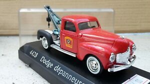 【送料無料】ホビー ・模型車・バイク レーシングカー フランスダッジデパネーズsolido made in france ref 4428 dodge depanneuse fire red in box