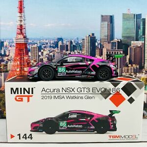 【送料無料】ホビー ・模型車・バイク レーシングカー ミニアキュラワトキンスグレンクラスmini gt 164 acura nsx gt3 evo 86 2019 imsa watkins glen class winner lhd mgt00