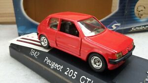 【送料無料】ホビー ・模型車・バイク レーシングカー フランスプジョーボックスsolido made in france ref 1842 peugeot 205 gti red in box