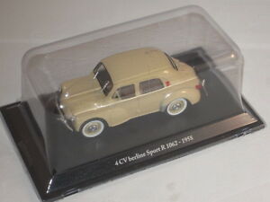 【送料無料】ホビー ・模型車・バイク レーシングカー アルタヤルセダンスポーツaltaya renault 4cv sedan sport r1062 1958 143