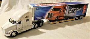 【送料無料】ホビー ・模型車・バイク レーシングカー kinsmart 168 scale model kenworth t700 with white container bbkt 1302dw