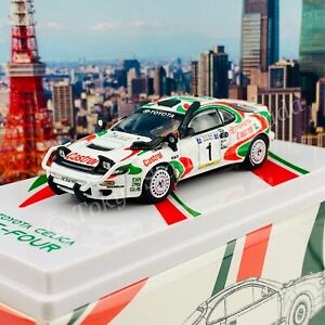 ホビー ・模型車・バイク レーシングカー ポップレーストヨタセリカサファリラリージュハカンクpoprace 164 toyota celica gtfour st185 safari rally 1993 winner juha kankku