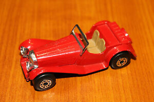 【送料無料】ホビー ・模型車・バイク レーシングカー マッチボックスジャガーイギリスmatchbox mb47 jaguar ss100 red made in england 1982