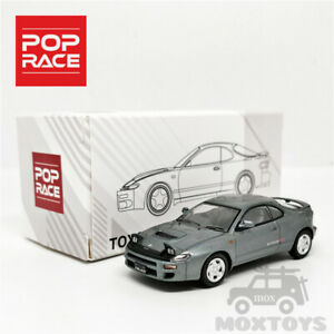 【送料無料】ホビー ・模型車・バイク レーシングカー ポップレーストヨタセリカグレーモデルカーpop race 164 toyota celica gtfour st185 grey model car｜hokushin
