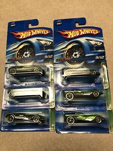 【送料無料】ホビー ・模型車・バイク レーシングカー ホットホイールトレジャーハントロット2006 hot wheels treasure hunt 912 green cul8r lot of 6 free shipping