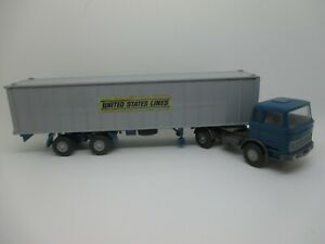 【送料無料】ホビー ・模型車・バイク レーシングカー wiking mb 1620 container stz united states lines, sour hb 8661 ssk73