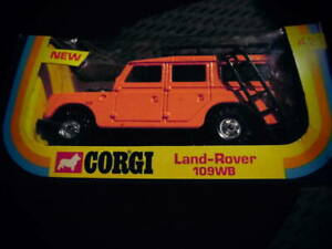 【送料無料】ホビー ・模型車・バイク レーシングカー コーギーランドローバーオレンジcorgi 421 land rover 109wb orange used are hard|hokushin