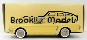 【送料無料】ホビー ・模型車・バイク レーシングカー ブルックリンスケールフォードマスタングイエローbrooklin 143 scale brk56 002 1965 ford mustang 1 of 1000 yellow|hokushin