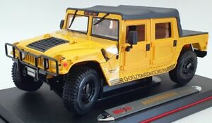 【送料無料】ホビー ・模型車・バイク レーシングカー マイストスケールモデルカーハマーソフトトップイエローmaisto 118 scale model car 31859hummer soft topyellow|hokushin