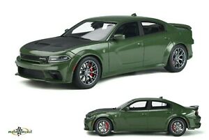 【送料無料】ホビー ・模型車・バイク レーシングカー ダッジチャージャーヘルキャットワイドボディグリーンスピリットdodge charger srt hellcat widebody f8 green 118 gt spirit g303 conf|hokushin