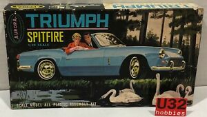 【送料無料】ホビー ・模型車・バイク レーシングカー オーロラキットスピットファイアfn aurora 53850 kit 132 triumph spitfire|hokushin