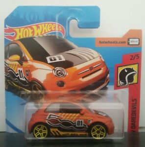 ホビー ・模型車・バイク レーシングカー フィアットホットホイールコレクションスケールfiat 500 hot wheels car collection cast metal scale 164