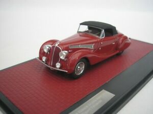 【送料無料】ホビー ・模型車・バイク レーシングカー デラヘイグランドスポーツロードスターレッドマトリックスdelahaye 135ms grand sport roadster 1939 red 143 matrix mx40408032|hokushin
