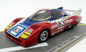 【送料無料】ホビー ・模型車・バイク レーシングカー スケールプジョーbizarre 143 scale bz059peugeot p81 83 lm 1981 ret 4th hr accident|hokushin