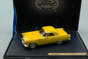 【送料無料】ホビー ・模型車・バイク レーシングカー フォードサンダーバードクーペイエローモデルフォードford thunderbird coupe 1955 yellow 143 model ford genuine parts|hokushin