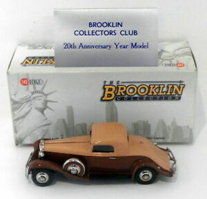 【送料無料】ホビー ・模型車・バイク レーシングカー ブルックリンスケールマルモンクーペbrooklin 143 scalebrk116x 1931 marmon sixteen 2 passenger coupe bcc08 brwn｜hokushin