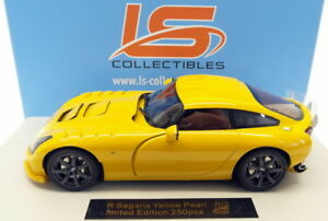 【送料無料】ホビー ・模型車・バイク レーシングカー コレクティブルズスケールハンドイエローパールls collectibles 118 scale resinls008b tvr hand 2005 yellow pearl