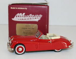 【送料無料】ホビー ・模型車・バイク レーシングカー マイルストーンミニチュアジャガーオープンブライトレッドmilestone miniatures 143 gc65jaguar xk140openbright red|hokushin