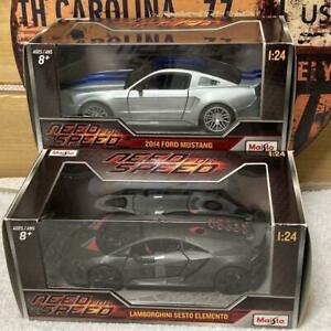 【送料無料】ホビー ・模型車・バイク レーシングカー カードセットボックスレアマイストスピードマスタング2 card set boxed rare 124 maisto movie need for speed ??mustang element
