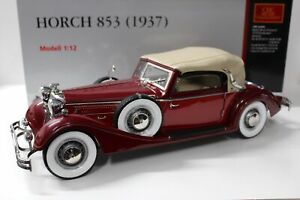 【送料無料】ホビー ・模型車・バイク レーシングカー ダークレッドレッド112 cmc horch 853 dark redred 1937c002｜hokushin