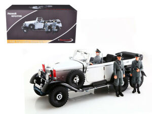 【送料無料】ホビー 模型車 モデルカー 1938メルセデスg43118モードダイカストモデルカー1938 mercedes g4 white with 3 figurines 118 diecast model car by signature mode