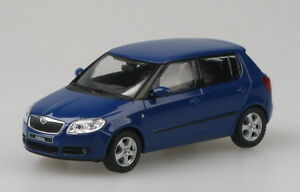 【送料無料】ホビー 模型車 モデルカー シュコダファビアモデルスケールskoda fabia ii blue dynamic model car by abrex 143 scale refsk24