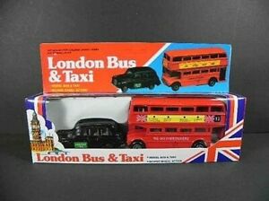 【送料無料】ホビー 模型車 モデルカー ロンドンタクシーバスモデルカーダイカストイギリスlondon taxi cab amp; red bus model car metal diecast,england souvenir,