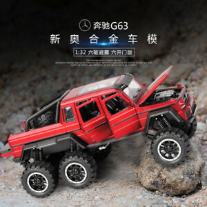 【送料無料】ホビー 模型車 モデルカー モデルロードベンツボックス132 car model road suv red ver benz g63 amg 6x6 no box