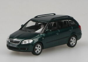 【送料無料】ホビー 模型車 モデルカー シュコダファビアコンビグリーンモデルスケールskoda fabia ii combi amazonian green model car by abrex 143 scale refsko35