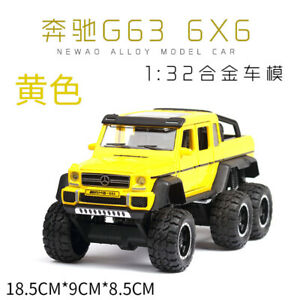 【送料無料】ホビー 模型車 モデルカー ロードベンツモデルボックスamg 6x6 road suv benz g63 132 car model yellow ver no box
