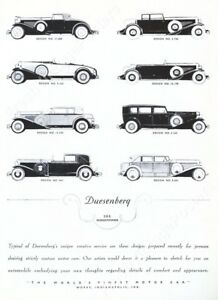 【送料無料】ホビー 模型車 モデルカー モデルビンテージビッグポスター1931 duesenberg model j etc 8 cars vintage ad big poster 24x34 14,045円
