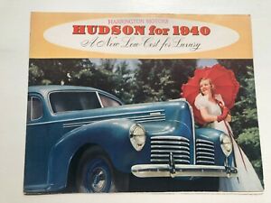 【送料無料】ホビー 模型車 モデルカー ハドソンパンフレットモデルカラー1940 hudson car s brochure w 9 models some in color