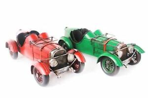 【送料無料】ホビー 模型車 モデルカー ビンテージレースカーブリキモデルtin model of a vintage racing car, various colours