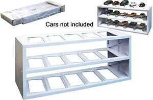 【送料無料】ホビー 模型車 モデルカー モデルカーアトラスプラスチックホワイトatlas plastic display for 15 model cars 143 white