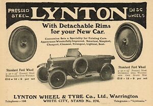 貨物輸送無料 道楽 デザイン車馬 青写真貨車 新奇ヴィンテージモデルフォードディスクホイール19 Original Vintage Lynton Model T Ford Disc Wheel Car Photo Print Ad Katieromaine Com