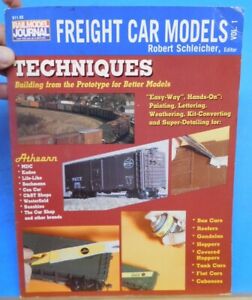 【送料無料】ホビー 模型車 モデルカー モデルテクニックソフトカバーfreight car models vol 1 techniques soft cover 1992