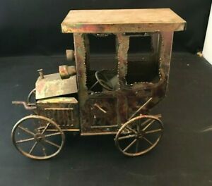 【送料無料】ホビー 模型車 モデルカー ヴィンテージメタルモデルミュージックボックスvintage brass copper metal model t car windup music box